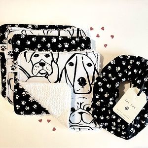 Reusable dog cleaning terry towels 🐾